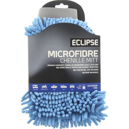 Eclipse Microfibre Chenille Car Wash Mitt