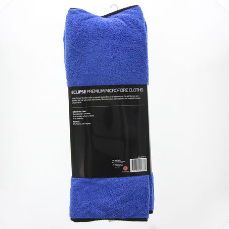 Eclipse Premium Microfibre Cloths 40 x 60 cm 6 Pack