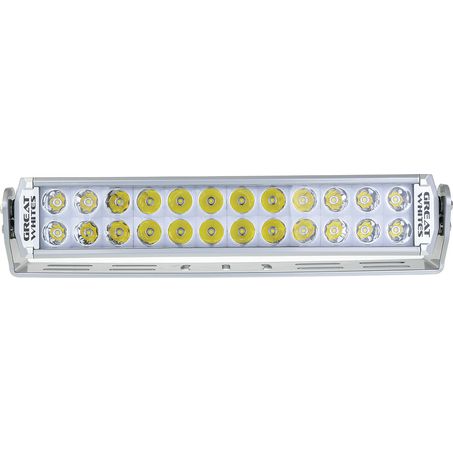 Great Whites Attack 24 LED Dual Row Alloy Driving Light Bar with Backlight