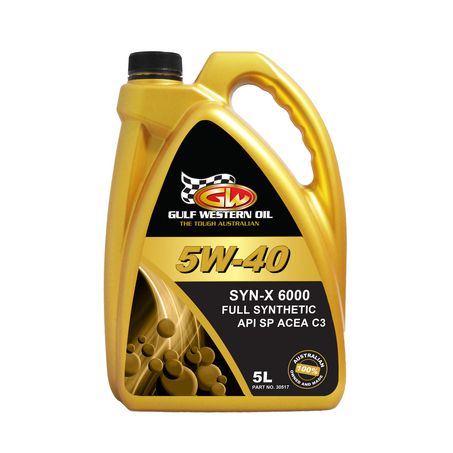 Gulf Western Syn-X 5W-40 Engine Oil - 5L