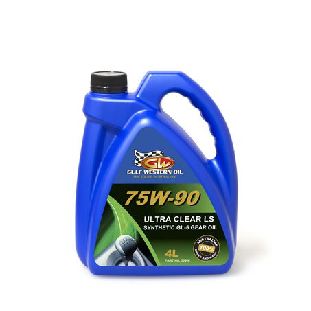 Gulf Western Ultra Clear Synthetic Gear Oil 75W-90 - 4L