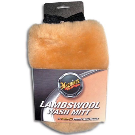 Meguiar's Lambswool Wash Mitt with Bug Remover