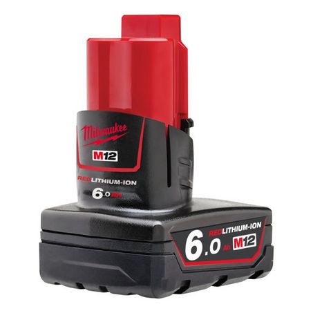 Milwaukee M12 6.0Ah REDLITHIUM Battery