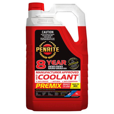 Penrite OEM Approved Red Coolant Premix 5L