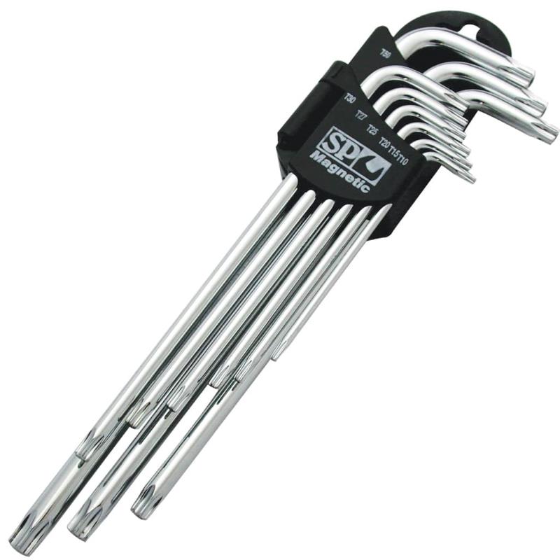 SP Tools Hex Key Set 9 Piece Torx Security Magnetic