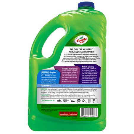 TURTLE WAX MAX POWER CAR WASH 2.95L