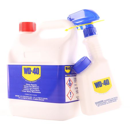 WD40 Multi Purpose Lubricant 4L & Sprayer Applicator