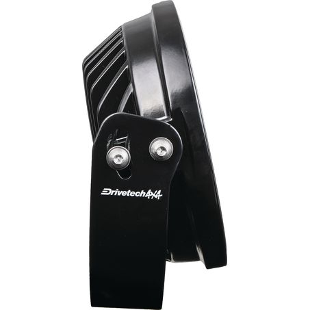 Drivetech 4X4 220 mm Round LED Driving Light, Black Powder Coated