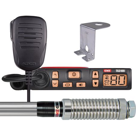 GME UHF CB Radio 5 Watt Super Compact Starter Kit