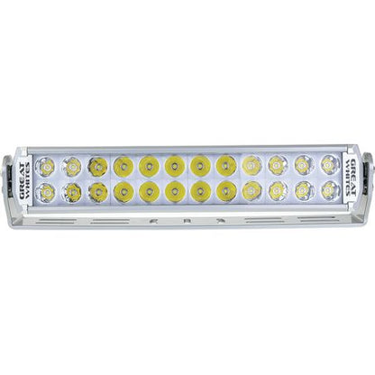 Great Whites Attack 24 LED Dual Row Alloy Driving Light Bar with Backlight