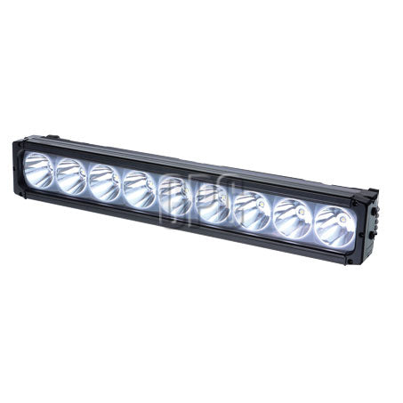 Great Whites LED Driving Light Bar with Halo 9-32V (9 x 10W LED's) Spot Beam