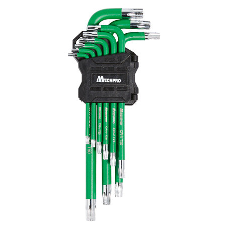 Mechpro Blue Hex Key Set Torx Long 9 Piece