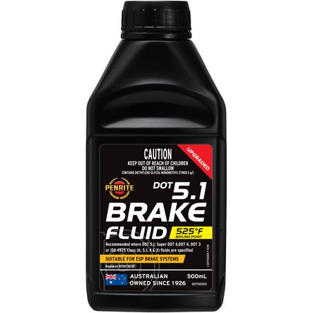 Penrite DOT 5.1 Brake Fluid Non Silicone 500mL