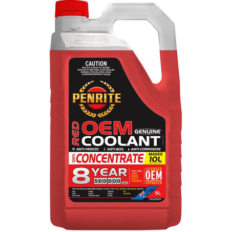 Penrite Red OEM Approved Coolant Concentrate 5L