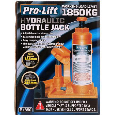 Pro-Lift 1850kg Hydraulic Bottle Jack