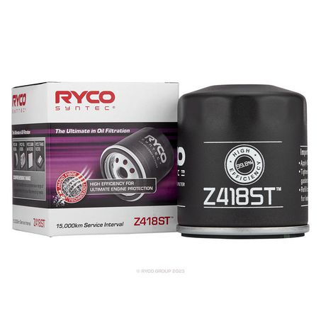 Ryco Syntec Oil Filter Spin On